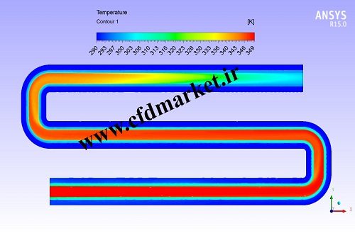 شبیه سازی مبدل حرارتی دو لوله ایی توسط انسیس فلوئنت - تصویر 1