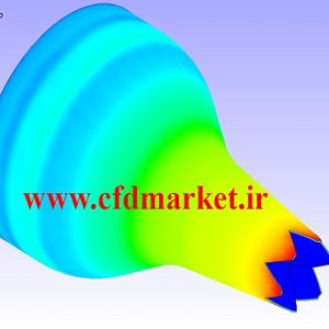 شبیه سازی نازل چورون موتور هواپیما و تحلیل آکوستیکی و کاهش نویز