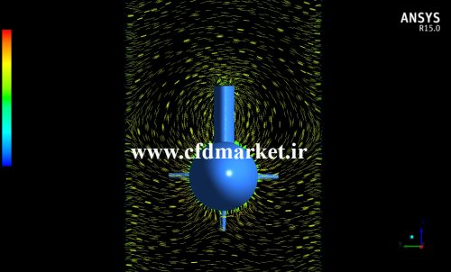 شبیه سازی زیردریایی و محاسبه نیروی درگ توسط فلوئنت